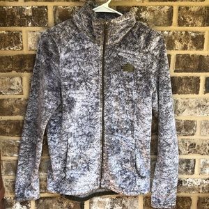 North Face Osito fleece marbled jacket